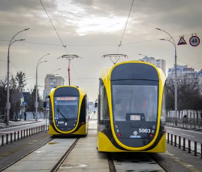 В Киеве уже три новых трамвая модели К1Т306 | ПАНТОГРАФ | Дзен
