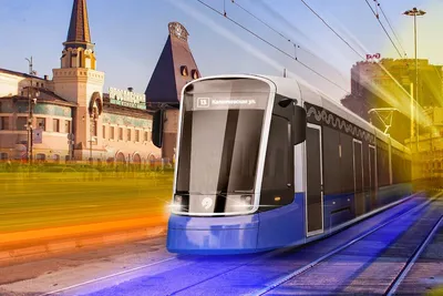 Первые односекционные трамваи вышли на маршруты на северо-западе Москвы |  Пикабу
