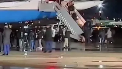 В аэропорту Шереметьево трап врезался в «Боинг-737»