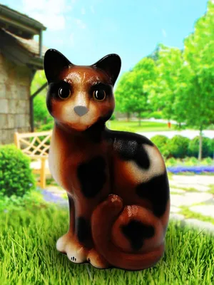 Купить Термоаппликация 'Трехцветная кошка', 7.0*6.0см оптом со склада в  Санкт-Петербурге в компании Айрис
