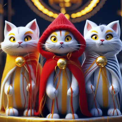 Гелиевые шары Три Кота (все персонажи), надутые гелием