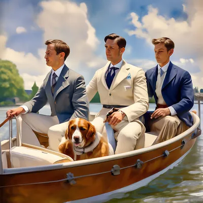 Трое в лодке (не считая собаки) [Джером Клапка Джером] (fb2) | КулЛиб  электронная библиотека