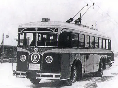 История троллейбуса | Экспозиционно-выставочный комплекс городского  электрического транспорта