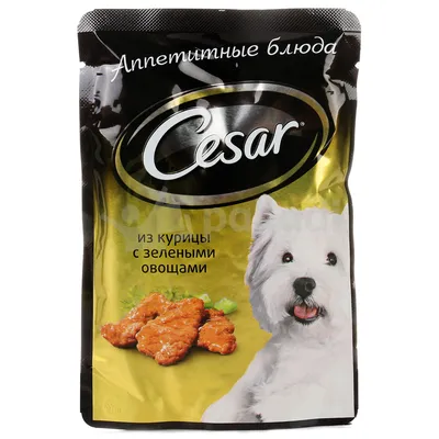 Отзыв о Корм для собак Cesar | Вкуснее утки