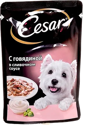 Влажный корм для собак Cesar, говядина с овощами, 85г - отзывы покупателей  на маркетплейсе Мегамаркет | Артикул товара:100022762042