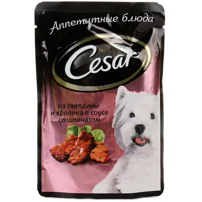 Корм для собак Cesar Курица с зелеными овощами (пауч) в mirkorma.ru