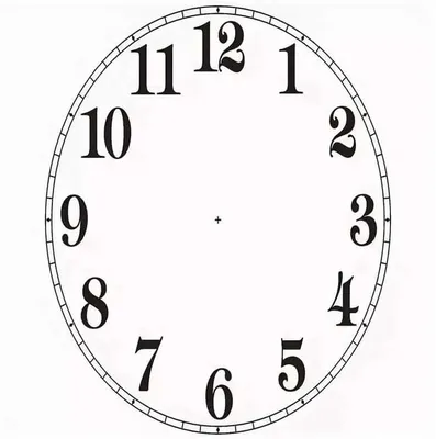 Классические круглые настенные часы со стрелками векторная иллюстрация  фотообои • фотообои циферблат, тиканье, часы | myloview.ru