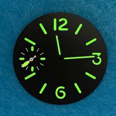 Купить: VK63 30 мм Черный стерильный зеленый светящийся циферблат часов с стрелками  часов для VK63 механизм аксессуары части по цене 12.8 руб. , со скидкой  6.02 рублей
