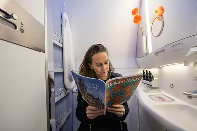 Туалет в самолете: система работы