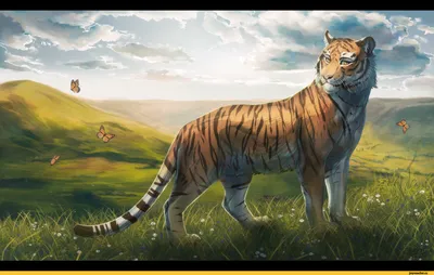 Авторская картина \"Туранский Тигр\", 70×80, акрил, холст.: 190 000 тг. -  Живопись Караганда на Olx