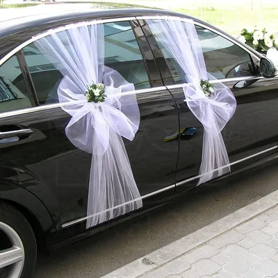 Украшение автомобиля на свадьбу фото 
