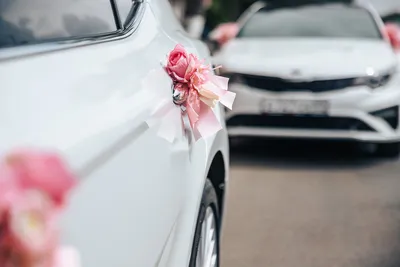 Украшение машины на свадьбу. - YouTube