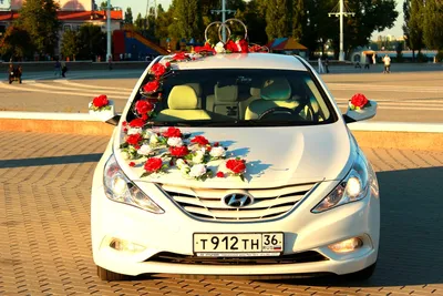 Украшения для авто в Красноярске, свадебные украшения на машину, прокат  украшений.