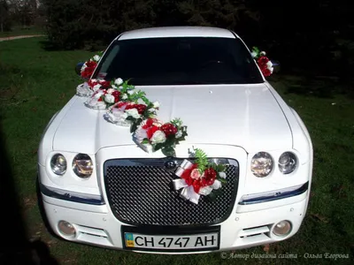 Украшение авто на свадьбу - 72 фото