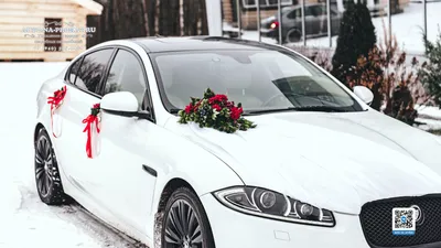 Вариант украшений для свадебного авто №100, украшение авто на свадьбу в  Великом Новгороде
