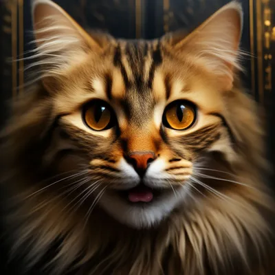 Улыбка Чеширского Кота» брошь с янтарем арт: 264 – купить в Golden Blues по  цене 173,000