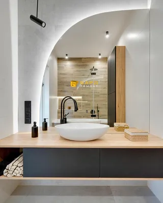 Современная ванная комната на …» — создано в Шедевруме