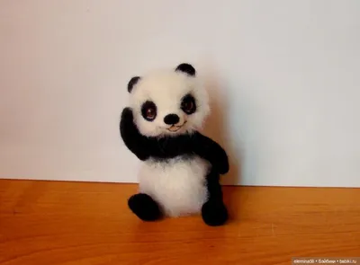 Милая панда, мох, микроландшафт, искусственное украшение, полимерная  смешная панда, детская миниатюра | AliExpress