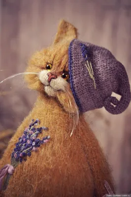 Вязанные коты, автор Ольга Бессогонова - Вязаные игрушки крючком и спицами  | Бэйбики - 103750