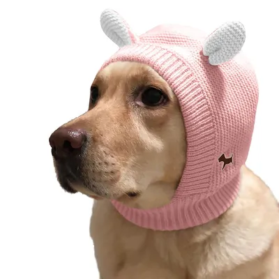 Милая вязаная шапка для собаки, зимняя балаклава для собаки с красивыми  ушками, вязаная зимняя собачья голова для собак, товары для домашних  животных – купить по низким ценам в интернет-магазине Joom