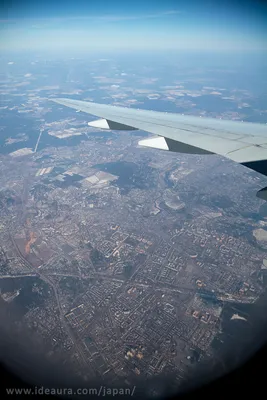 Виды из окна самолета - красивые фото