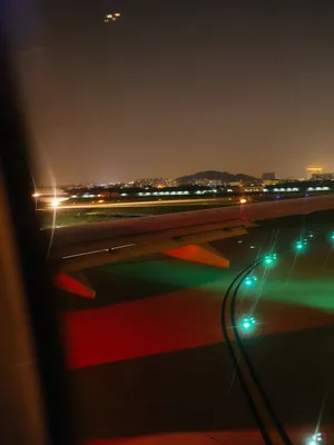 Вид с самолета ночью - 62 фото