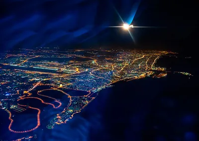 вид на Милан с самолёта – Фото Италия