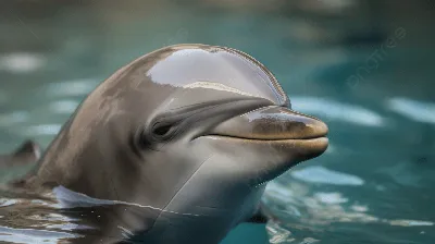 Малиновые дельфины - редкий вид в Тихом океане» — создано в Шедевруме