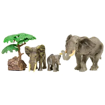 Африканские Слоны Род Включающий Два Вида Живых Слонов Африканского  Кустарникового Слона И Меньшего Африканского Лесного Слона — стоковые  фотографии и другие картинки Африка - iStock