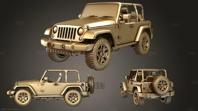 3D паззл — Джип Виллис (Jeep Willys) | Кунштюк кибермаркет