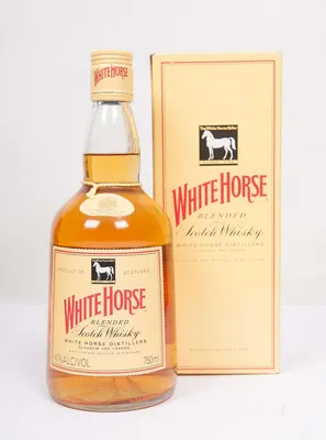 Vintage White Horse Cellar Blended Scotch Whiskey Original Recipe Bottle  Empty | eBay