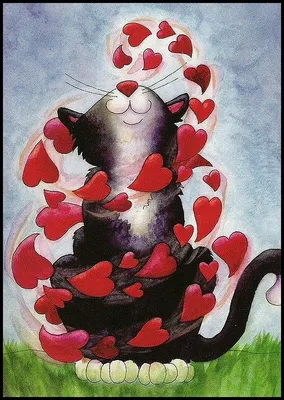 Кружка 3Dollara \"Влюблённый кот. Я бы потратил на тебя все девять жизней\",  330 мл, 17 шт - купить по доступным ценам в интернет-магазине OZON  (485239495)