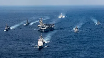 Через Тайваньский пролив прошли военные корабли США и Канады - Новости -  Международное радио Тайваня