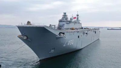 Самый крупный военный корабль Турции планируется сдать в строй к концу 2022  года — Defense Here