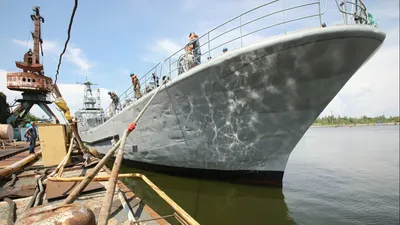 Картина русский военный корабль ᐉ Пальцан Роман ᐉ онлайн-галерея Molbert.