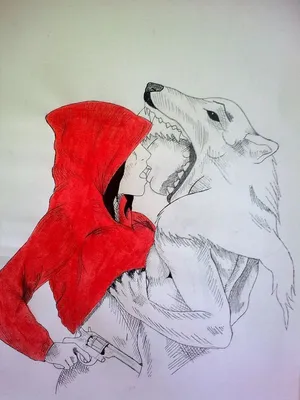 Фото волка из Красной Шапочки, бесплатные обои для скачивания