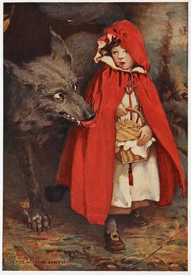 Фото волка из Красной Шапочки, фантазийные картинки в 4k