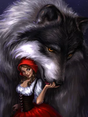 Волк из Красной Шапочки, фото в формате png для бесплатного скачивания