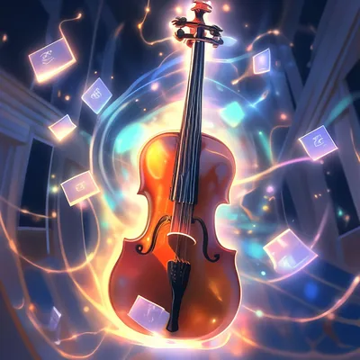 Фон с Волшебной скрипкой - создай магическую атмосферу вокруг себя