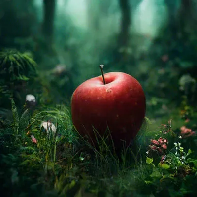 Удивительные картинки Волшебное яблоко в webp формате