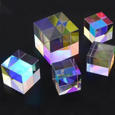 Волшебный кристалл в цветах радуги - живые фото с эффектом воздушности