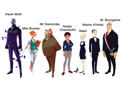 Леди Баг и Супер-Кот: Все персонажи на одной картинке - концепт арт -  YouLoveIt.ru