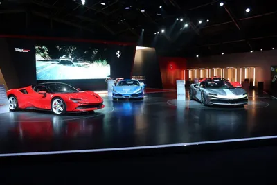 Выставка автомобилей Ferrari