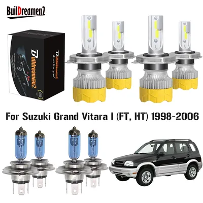 Suzuki Grand Vitara - полировка фар и замена ламп на Osram