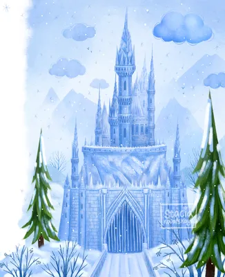 Замок Снежной королевы в формате jpg - скачать бесплатно!
