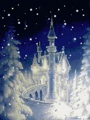 Замок Снежной королевы на картинке - скачать бесплатно!