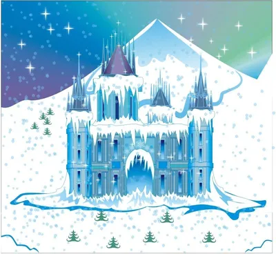 Изумительный сказочный замок Снежной королевы - бесплатно!