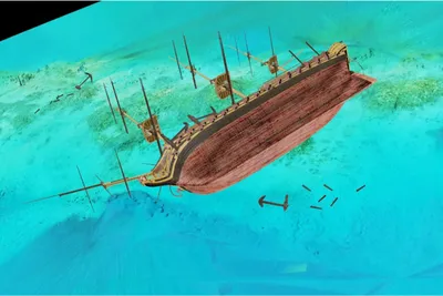 Археологи впервые исследуют затонувший в XVIII веке русcкий линейный корабль  - Российская газета