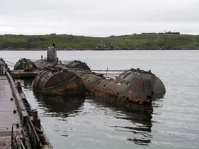 Анализ затонувшей советской подлодки «Комсомолец» показал превышение нормы  радиации в 100 тысяч раз