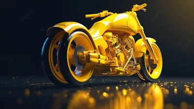 Фото желтого мотоцикла: Скачать бесплатно в различных форматах